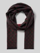 Sjaal van viscose in all-over look