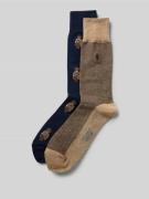 Sokken met elastische band in een set van 2 paar