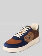 Sneakers met labelstitching, model 'VARICK'