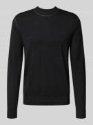 Regular fit gebreide pullover van pure scheerwol, model 'ASTEFO'