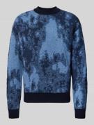 Loose fit gebreide pullover met wol, model 'KRADAR'