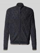 Gebreid jack met ritssluiting