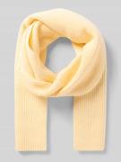 Grof gebreide sjaal in rechthoekig model