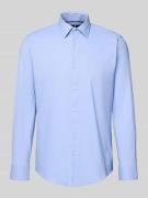 Regular fit zakelijk overhemd met kentkraag, model 'JOE'