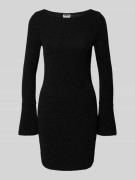 Mini-jurk met trompetmouwen, model 'GILLY'