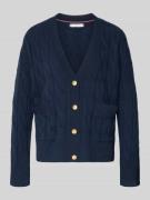 Oversized gebreid jack van pure wol