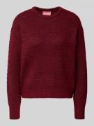 Gebreide pullover met ribboorden, model 'MILLY'