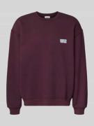 Sweatshirt met labelstitching, model 'Tye'