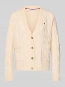 Oversized gebreid jack van pure wol