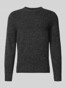 Gebreide pullover met ribboorden, model 'Rick'
