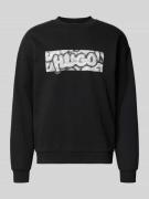 Regular fit sweatshirt van puur katoen, model 'NEWIREX'