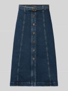 Midirok met knoopsluiting, model 'GILCHRIST'