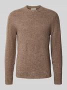 Gebreide pullover met ribboorden, model 'BRIAN'