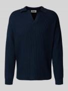 Gebreide pullover met polokraag