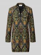 Mini-jurk van viscose met vetersluiting, model 'SUGA'