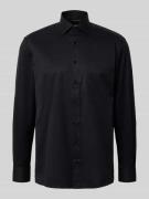 Comfort fit zakelijk overhemd met borstzak