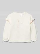 Sweatshirt met strikdetails