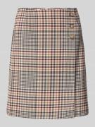 Minirok met knopen en ritssluiting