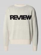 Gebreide pullover met ronde hals