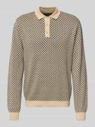 Gebreide pullover met polokraag, model 'BAO POLO KNIT'