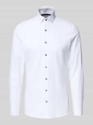 Super slim fit zakelijk overhemd met kentkraag