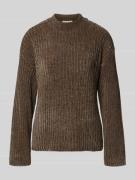 Gebreide pullover in riblook, model 'Thrill'