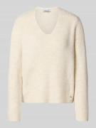Gebreide pullover met ronde hals