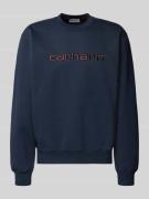 Sweatshirt met labelstitching