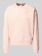 Sweatshirt met labelstitching