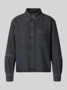 Overhemdblouse in denimlook, model 'Femori'