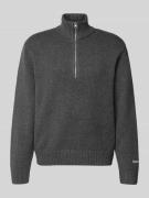 Gebreide pullover met ribboorden, model 'NORREBRO''
