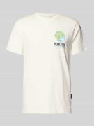 T-shirt met labelprint