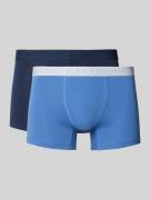 Boxershort met elastische logo in band in een set van 2 stuks