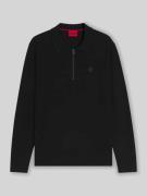 Regular fit gebreide pullover van viscosemix, model 'SASTORO'