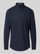 Slim fit zakelijk overhemd van katoenmix, model 'HANK'