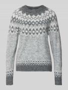 Gebreide pullover in Noorse look, model 'Novala'