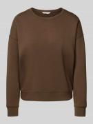 Sweatshirt van viscosemix met ronde hals, model 'Ima'
