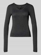 Regular fit shirt met lange mouwen van viscosemix, model 'LAVA'