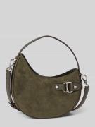 Handtas van runderleer met draagband en schouderband