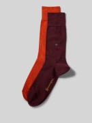 Sokken met labeldetails in een set van 2 paar