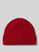 Beanie van een mix van wol en kasjmier