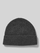 Beanie van een mix van wol en kasjmier