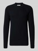 Gebreide pullover met ronde hals, model 'Kristian'