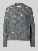 Gebreide pullover met ronde hals