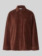 Overhemdblouse met knoopsluiting