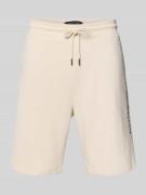 Regular fit korte cargobroek van katoenmix