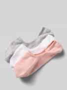 Sokken met logostitching in een set van 3 paar, model 'Footie'