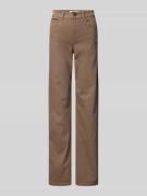 Straight fit jeans in 5-pocketmodel, model 'LARA'