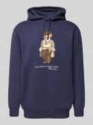 Hoodie met motiefprint