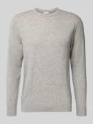 Gebreide pullover van wolmix met ronde hals